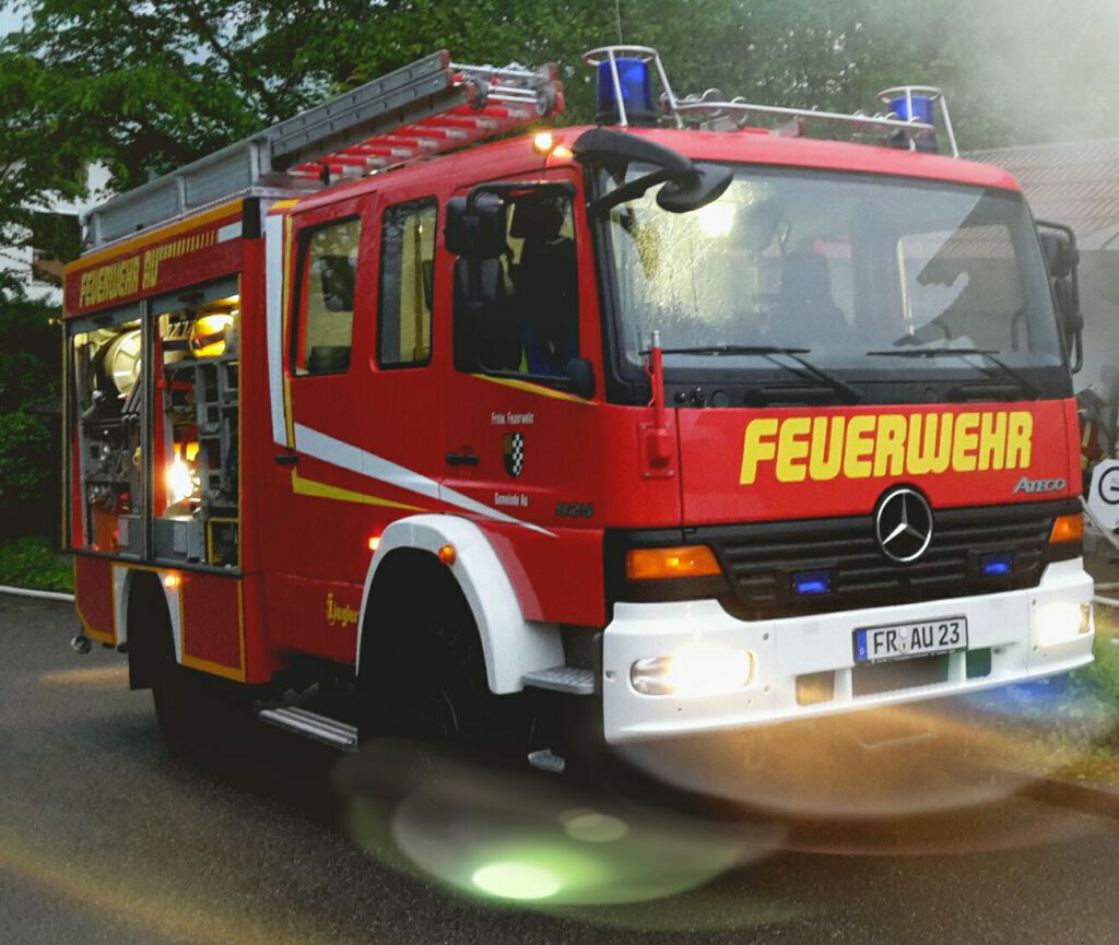 Feuerwehr Auto von vorne